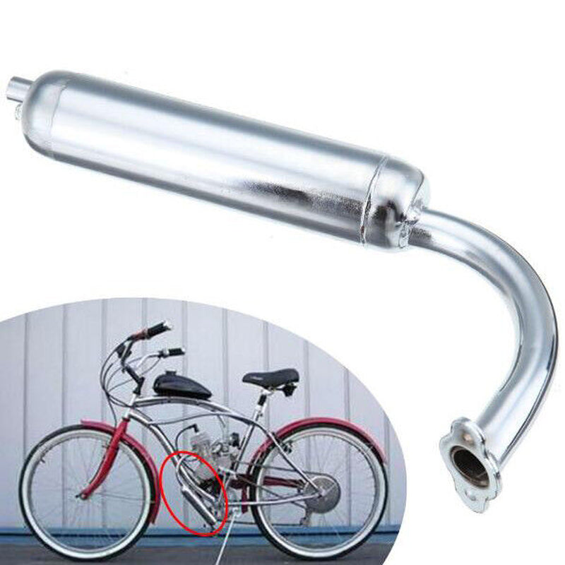 Exhaust Muffler Pipe 2 Stroke 49Cc 66Cc 70Cc 80Cc Motorized Push Bike/Bicycle