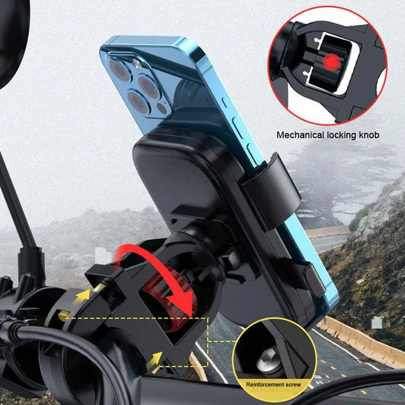 X-TIGER Motorcycle Mobile Phone Support ABS Material MTB Bicycle Phone Holder Electric Bike Phone Bracket